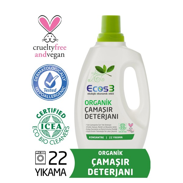 ORGANİK SIVI ÇAMAŞIR DETERJANI 750 ML